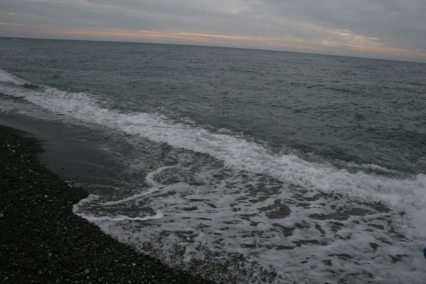Сочи, Черное море в январе