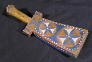 валек с рисунком